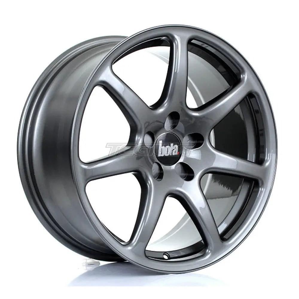 BOLA B7 Alloy Wheel 18x8.5 5x108 ET25 To 45 72.6mm CB Gloss Gunmetal