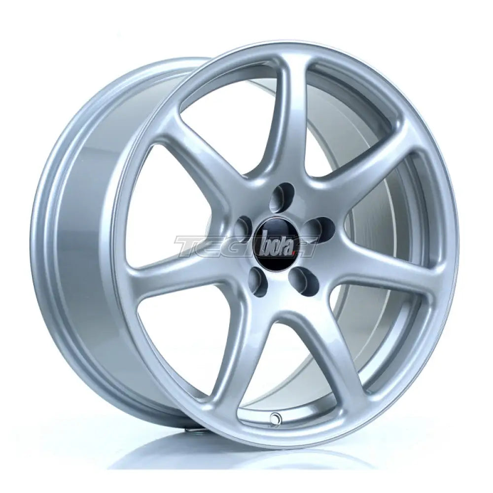 BOLA B7 Alloy Wheel 18x8.5 5x98 ET25 To 45 72.6mm CB Crystal Silver