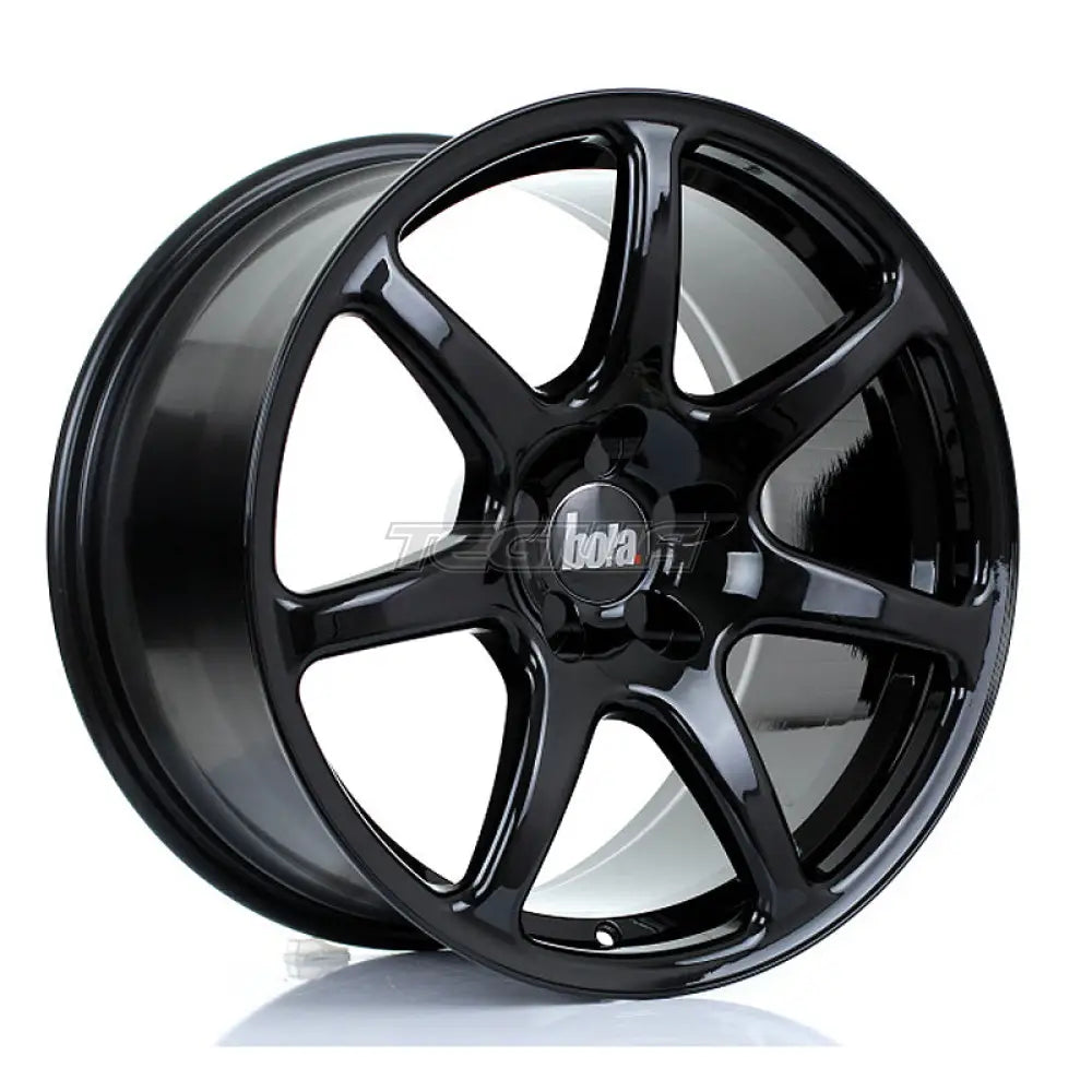 BOLA B7 Alloy Wheel 18x9.5 5x98 ET25 To 45 72.6mm CB Gloss Black