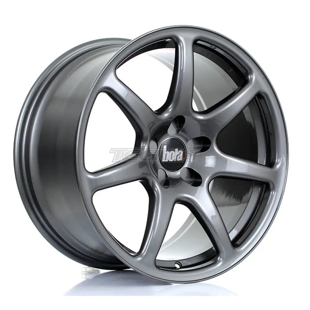 BOLA B7 Alloy Wheel 18x9.5 5x98 ET25 To 45 72.6mm CB Gloss Gunmetal