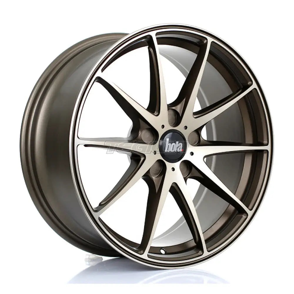 BOLA B9 Alloy Wheel 18x8 5x100 ET30 To 45 72.6mm CB Hyper Bronze