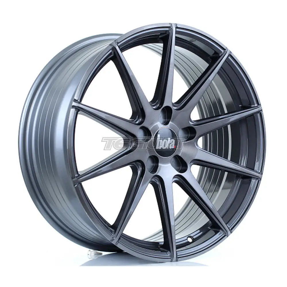 BOLA CSR Alloy Wheel 19x8.5 5x108 ET25 To 45 72.6mm CB Titanium Brushed