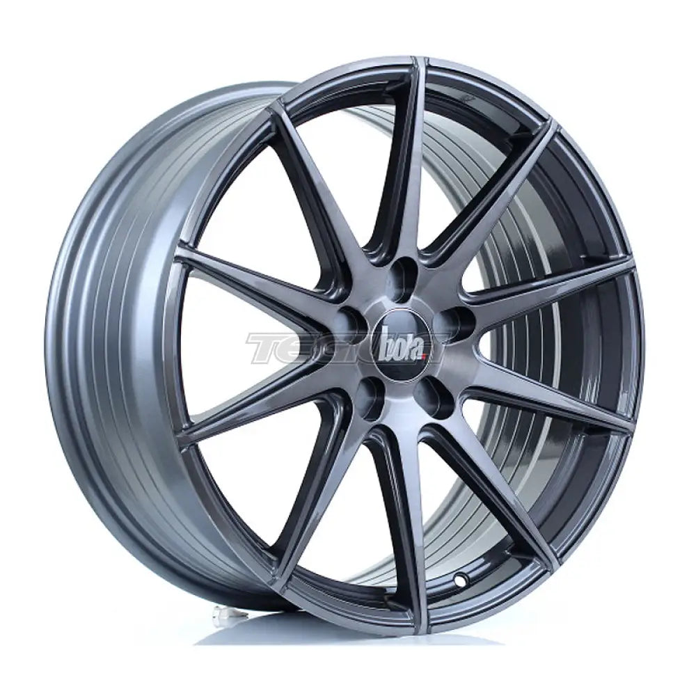 BOLA CSR Alloy Wheel 19x8.5 5x112 ET25 To 45 72.6mm CB Titanium Brushed