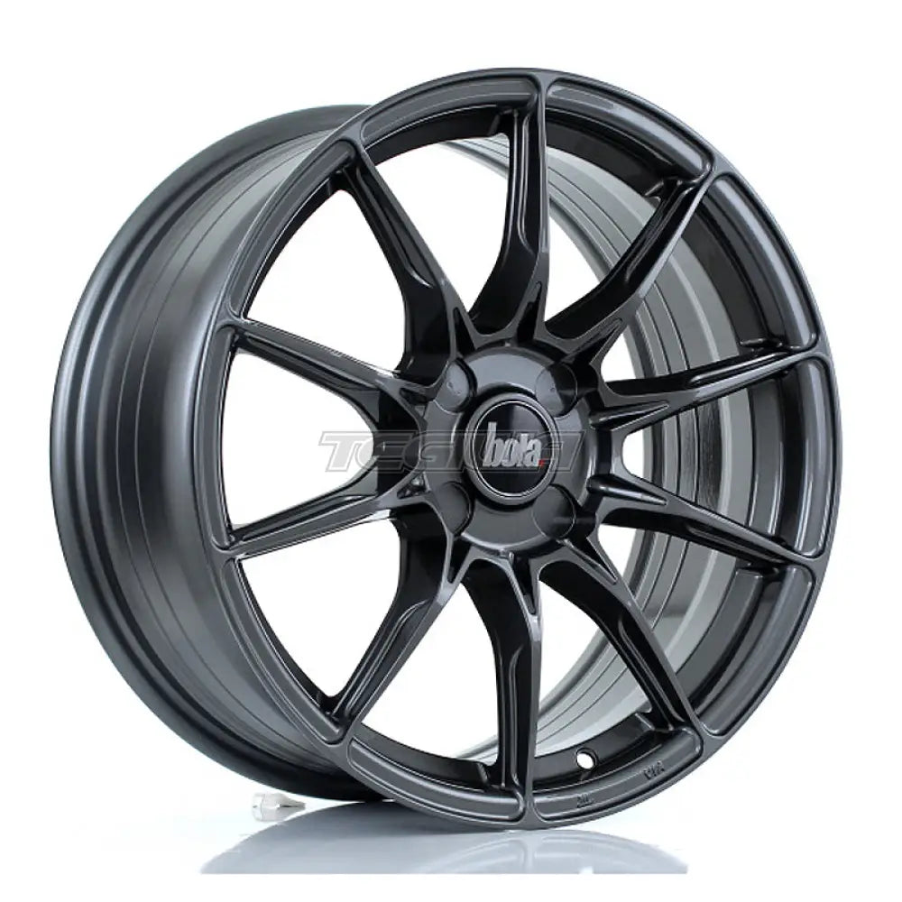 BOLA FLB Alloy Wheel 17x7.5 4x114 ET35 To 45 72.6mm CB Gloss Gunmetal