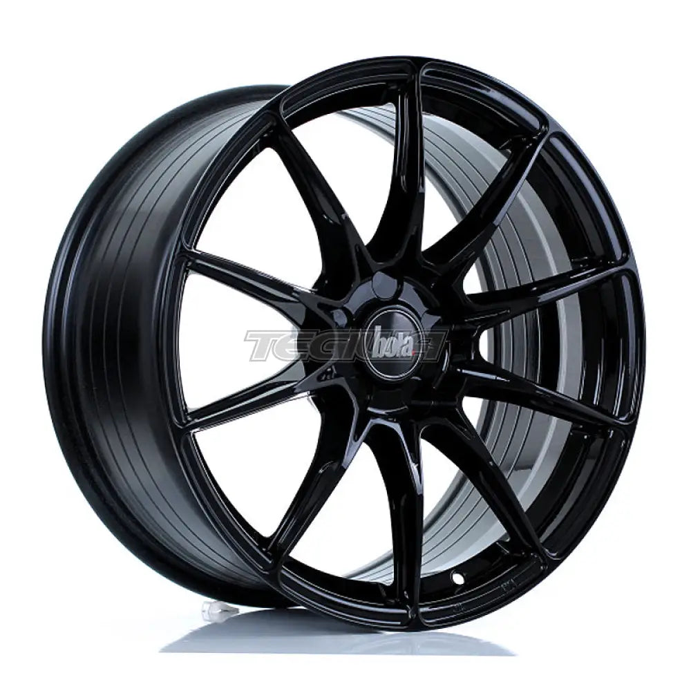 BOLA FLB Alloy Wheel 18x8.5 5x115 ET25 To 45 72.6mm CB Gloss Black