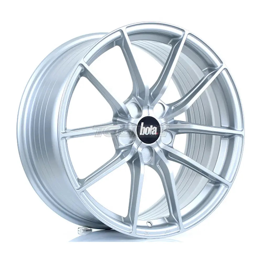 BOLA FLC Alloy Wheel 18x8.5 5x128 ET42 To 45 72.6mm CB Crystal Silver