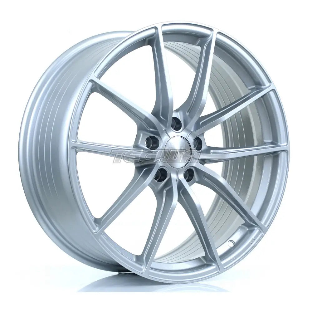 BOLA FLC Alloy Wheel 20x8.5 5x100 ET38 To 50 72.6mm CB Crystal Silver