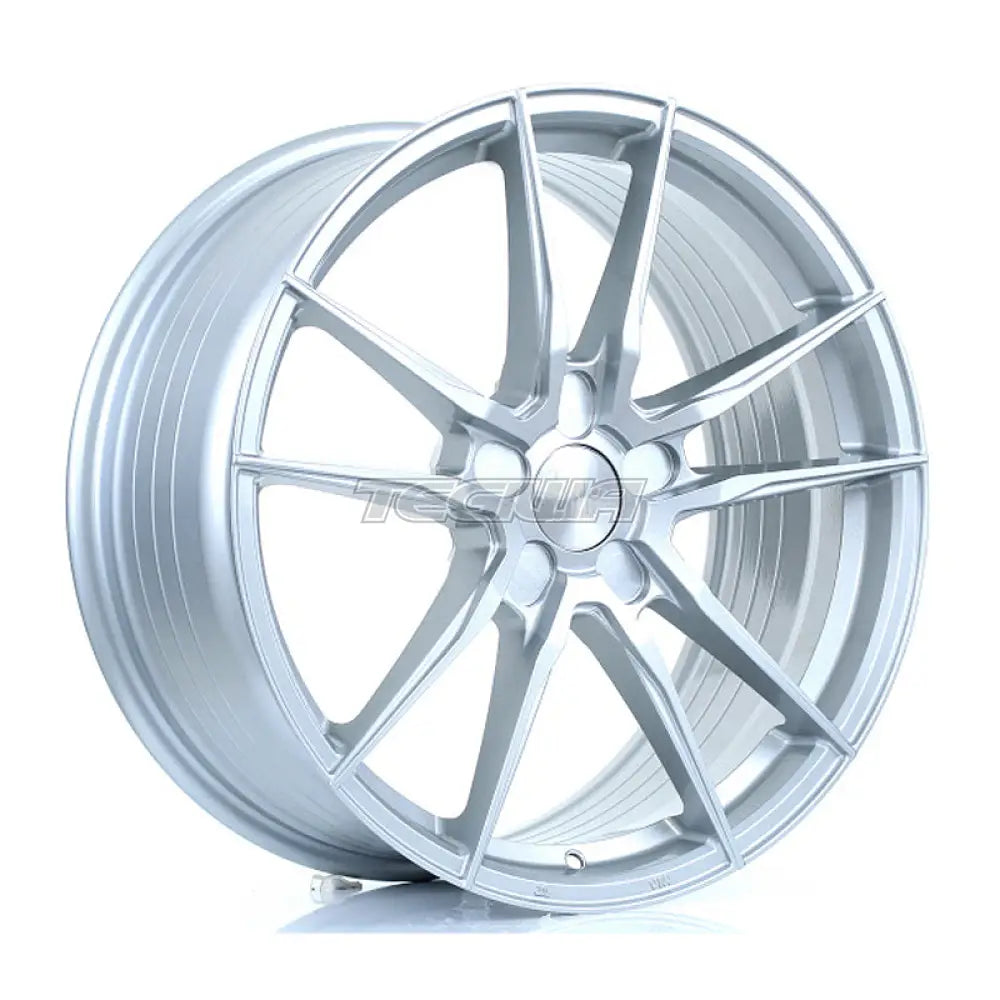 BOLA FLD Alloy Wheel 19x8.5 5x100 ET25 To 63 72.6mm CB Crystal Silver