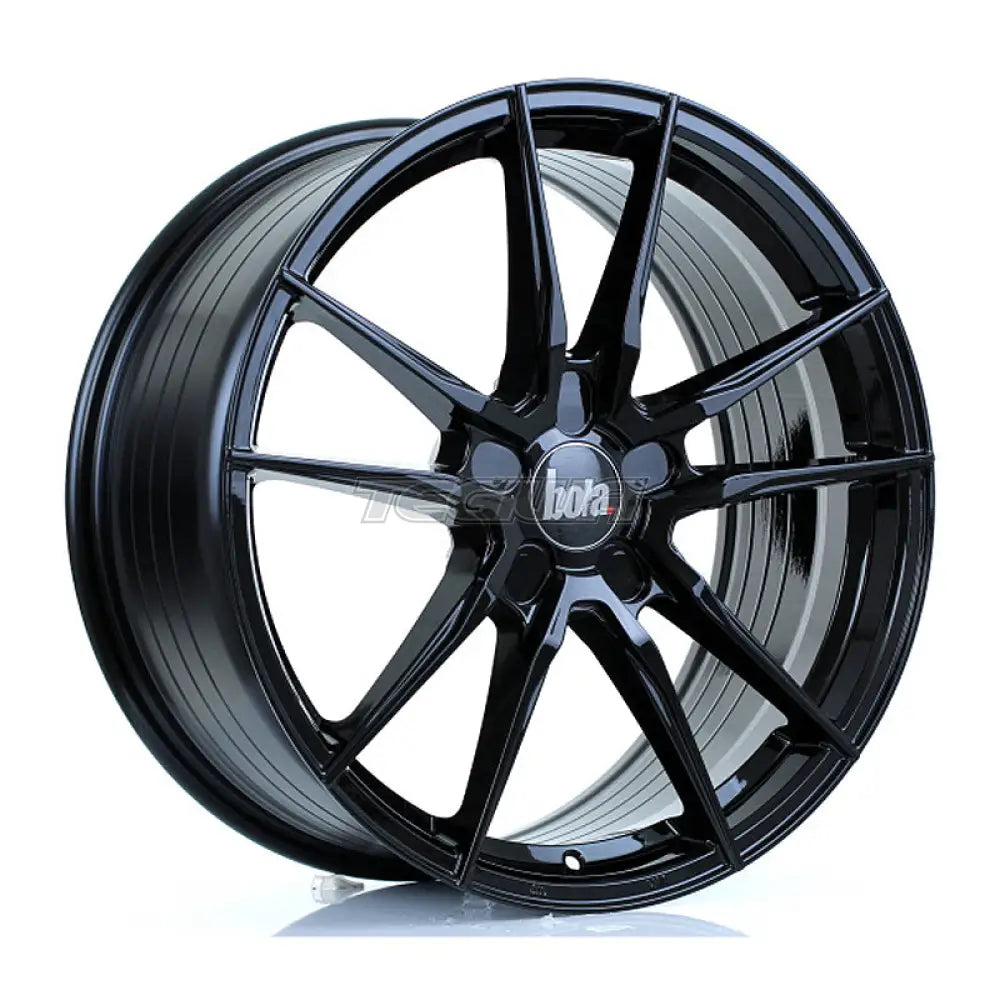BOLA FLD Alloy Wheel 19x8.5 5x100 ET25 To 63 72.6mm CB Gloss Black