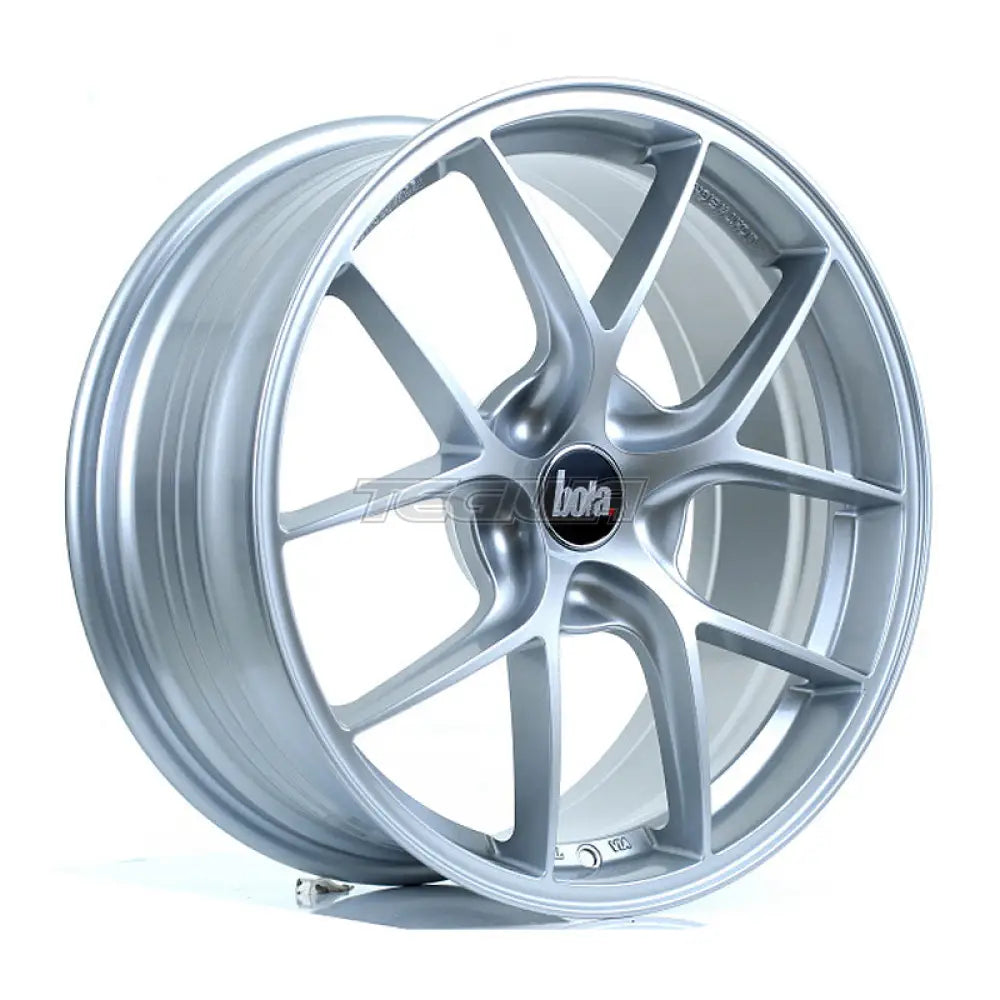 BOLA FLE Alloy Wheel 18x8 5x112 ET40 To 50 72.6mm CB Silver