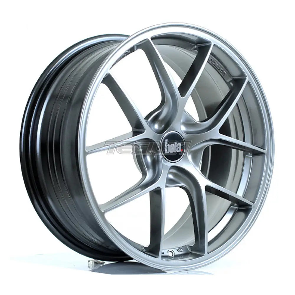 BOLA FLE Alloy Wheel 18x8 5x128 ET35 To 50 72.6mm CB Hyper Black
