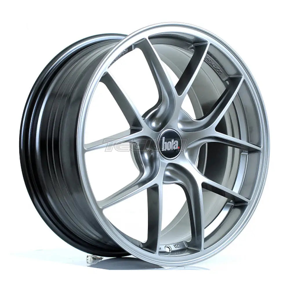 BOLA FLE Alloy Wheel 18x8 5x130 ET40 To 50 72.6mm CB Hyper Black