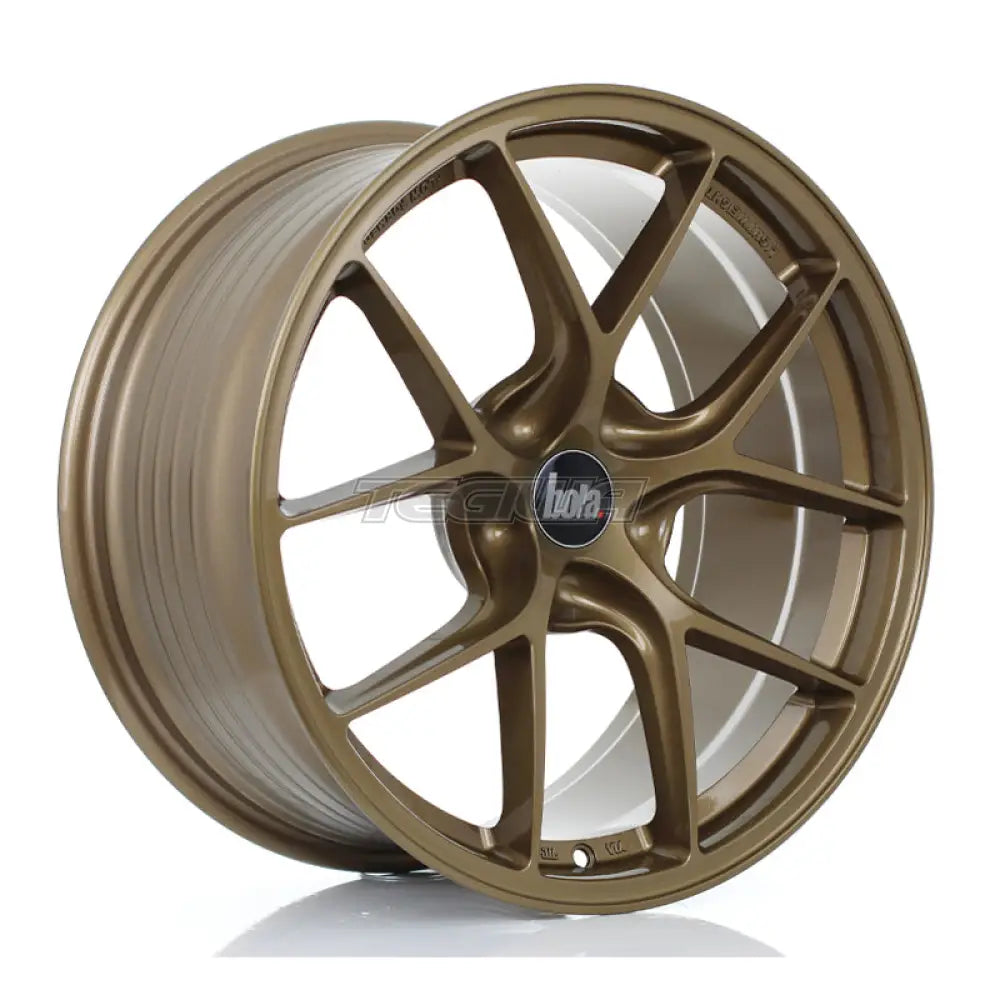 BOLA FLE Alloy Wheel 18x9 5x120 ET35 To 50 72.5mm CB Gloss Bronze