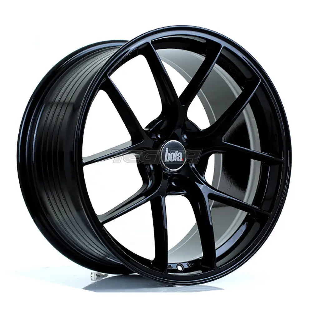 BOLA FLE Alloy Wheel 19x9.5 5x105 ET35 To 50 72.5mm CB Gloss Black