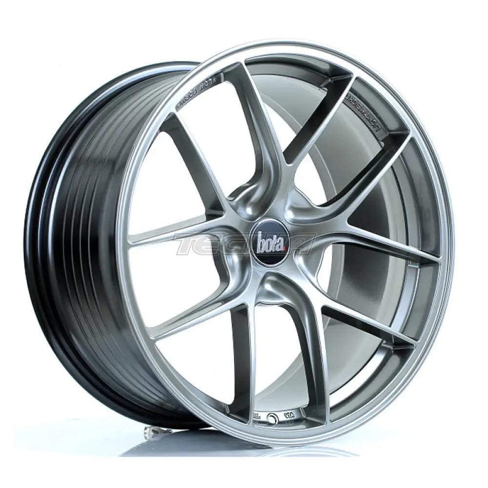 BOLA FLE Alloy Wheel 19x9.5 5x108 ET42 To 49 72.6mm CB Hyper Black