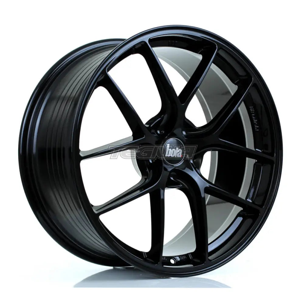 BOLA FLE Alloy Wheel 20x9.5 5x100 ET30 To 50 72.6mm CB Gloss Black