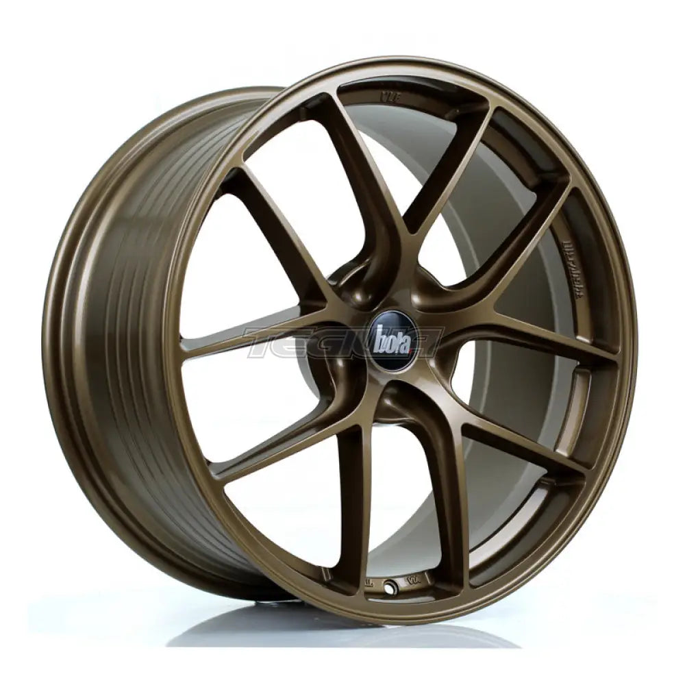 BOLA FLE Alloy Wheel 20x9.5 5x100 ET30 To 50 72.6mm CB Gloss Bronze