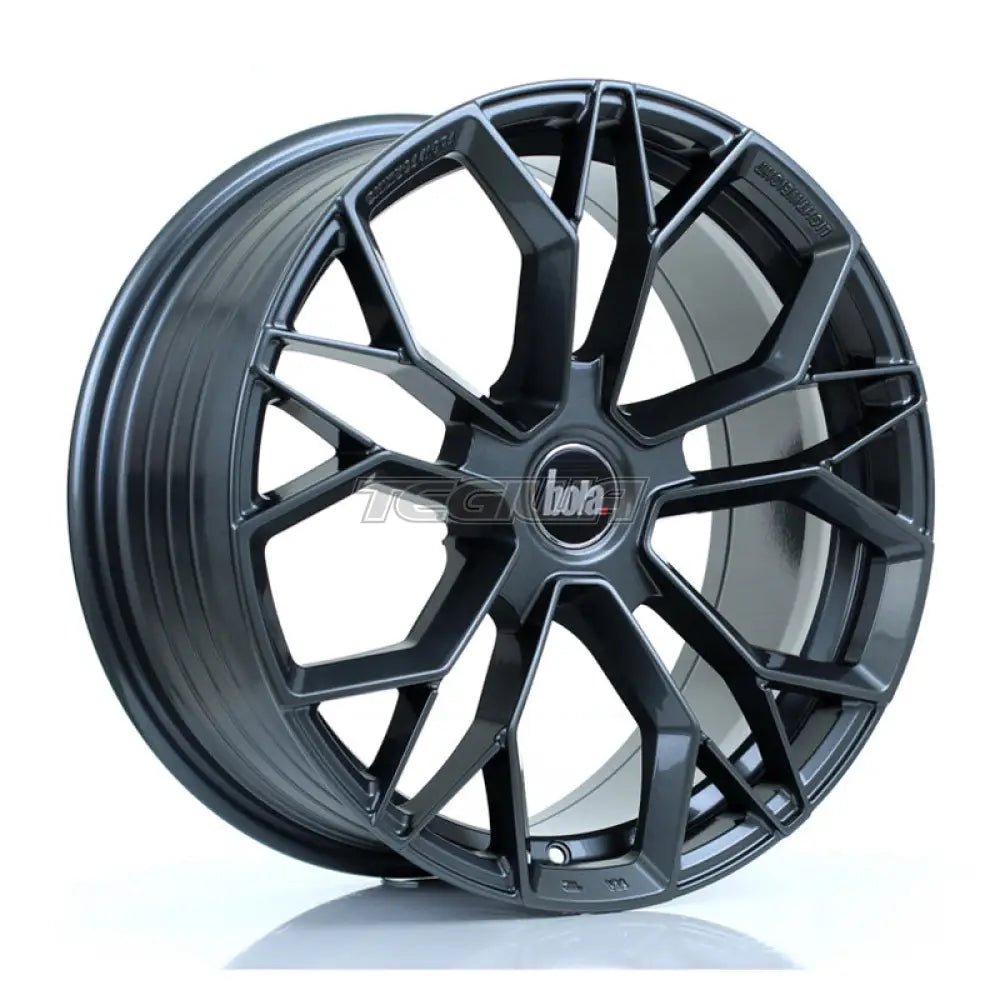 BOLA FLF Alloy Wheel 18x8 5x112 ET40 To 50 72.6mm CB Gloss Gunmetal