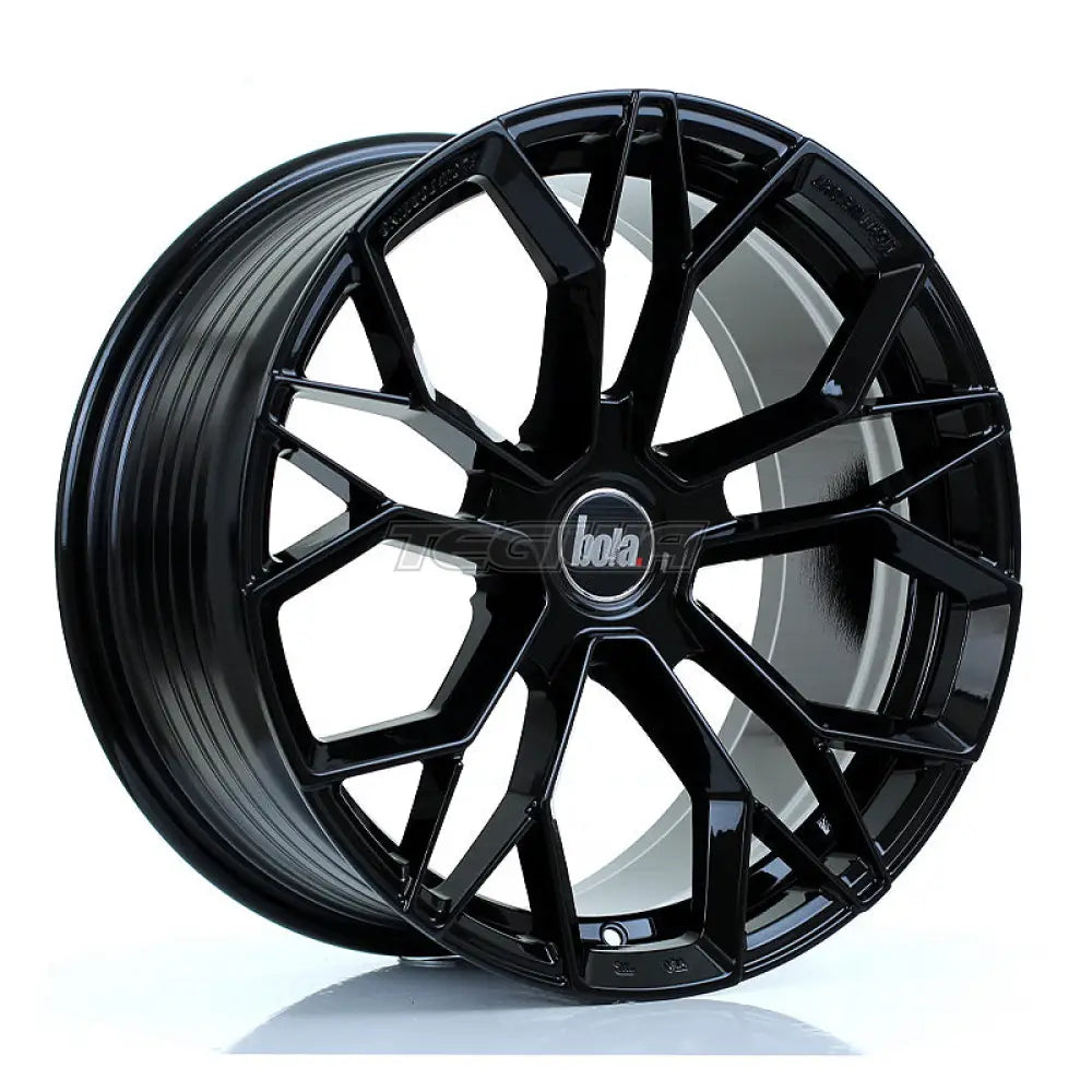 BOLA FLF Alloy Wheel 18x9 5x100 ET42 To 50 72.6mm CB Gloss Black