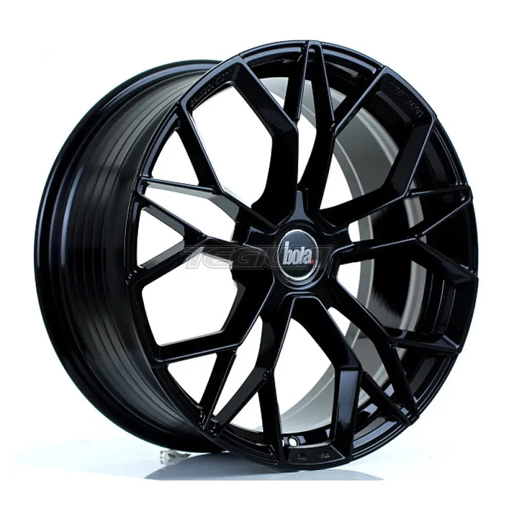 BOLA FLF Alloy Wheel 19x8.5 5x100 ET25 To 50 72.6mm CB Gloss Black