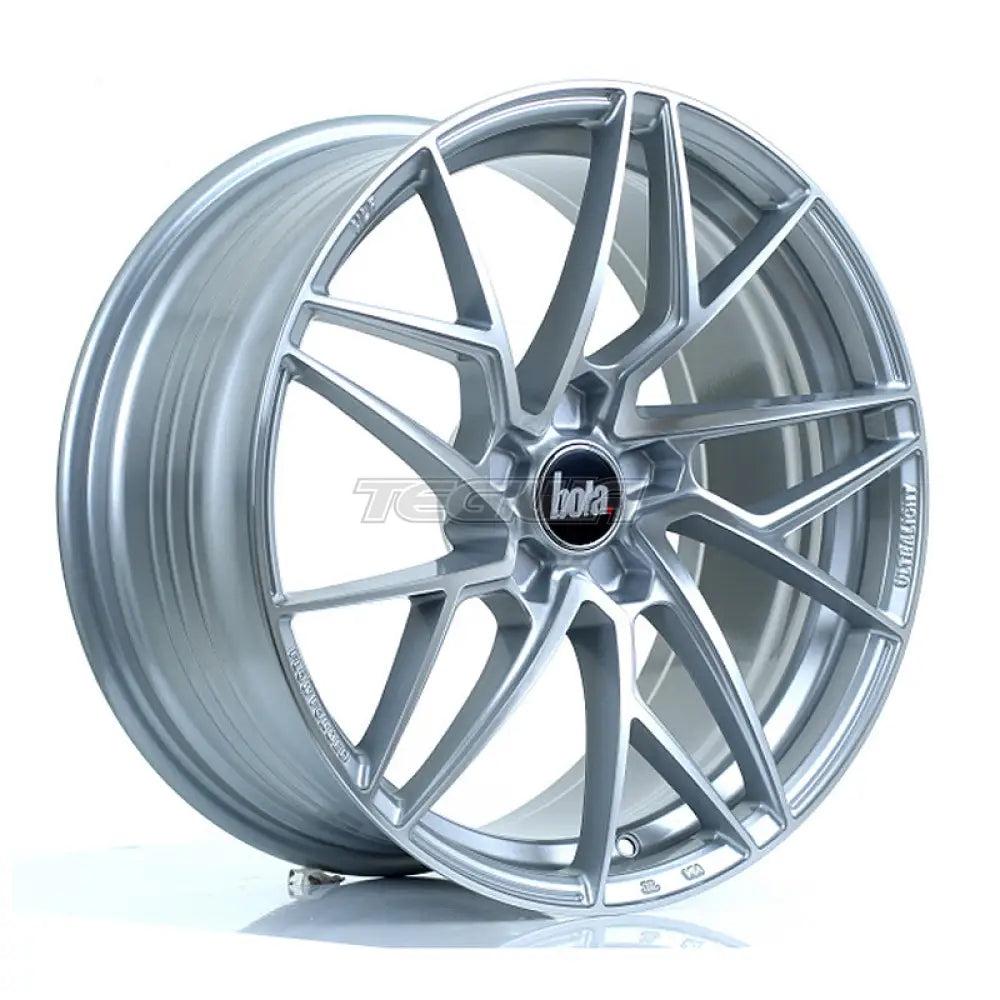 BOLA FLR Alloy Wheel 18x8.5 5x114 ET40 To 50 72.6mm CB Silver Polished Face