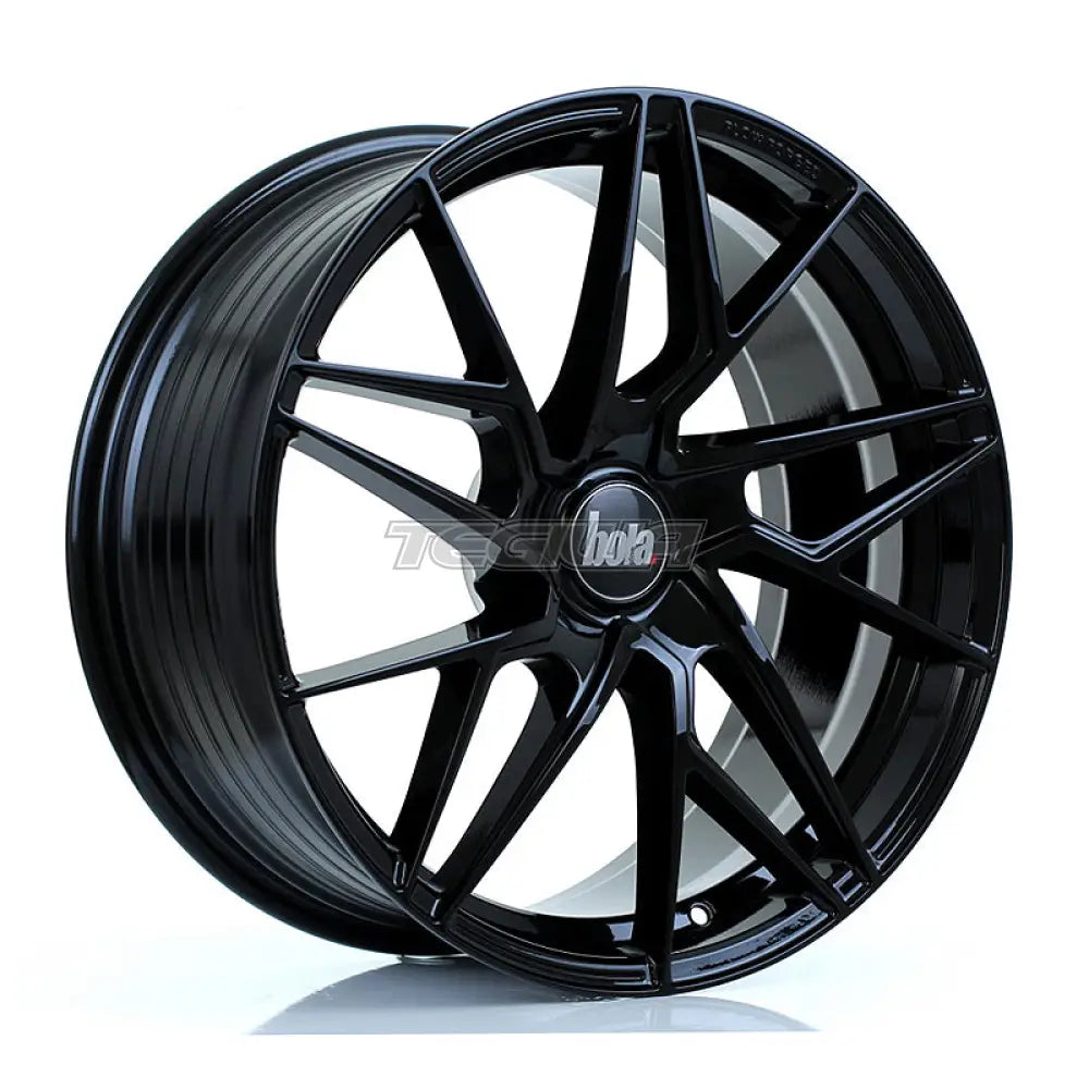BOLA FLR Alloy Wheel 19x8.5 5x100 ET40 To 45 72.6mm CB Gloss Black