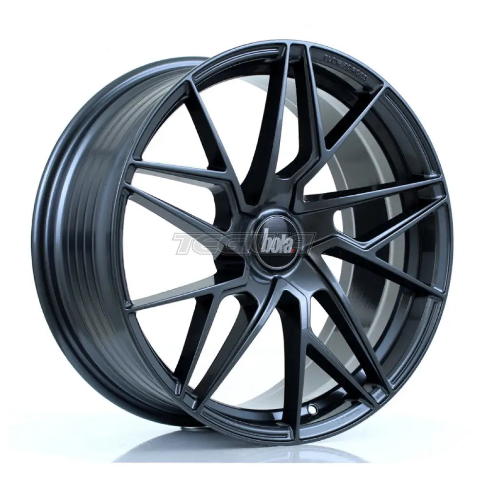 BOLA FLR Alloy Wheel 19x8.5 5x114 ET25 To 45 72.6mm CB Gloss Gunmetal