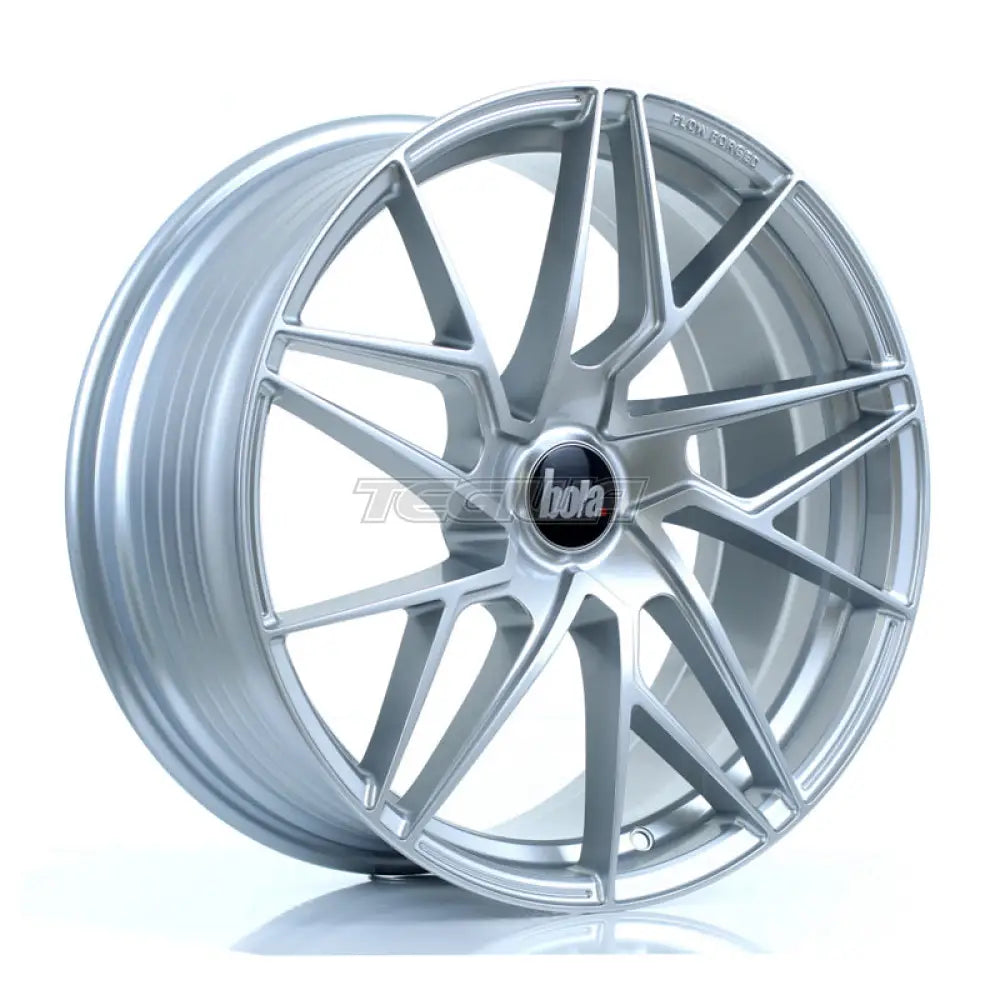 BOLA FLR Alloy Wheel 19x8.5 5x118 ET25 To 45 72.6mm CB Crystal Silver