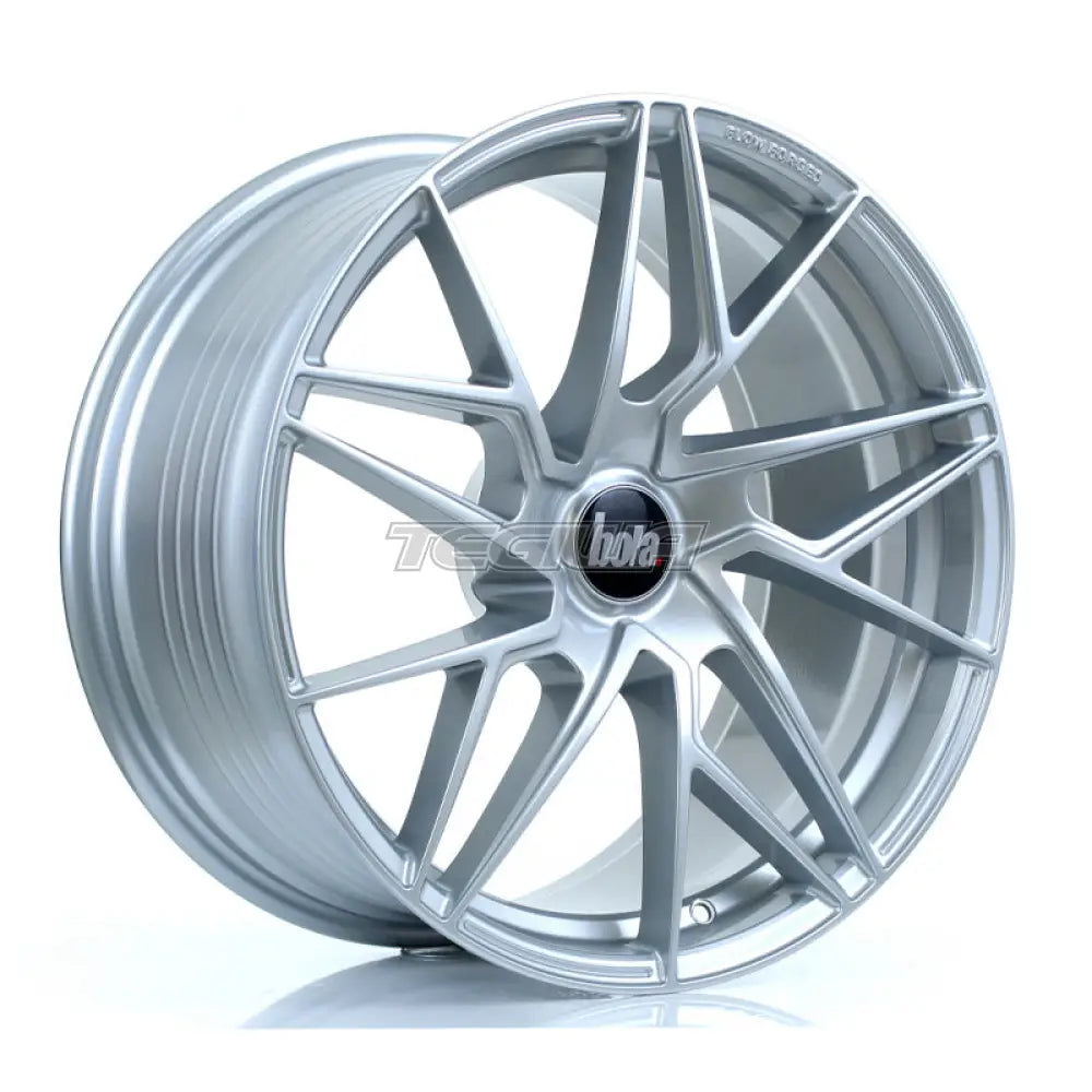 BOLA FLR Alloy Wheel 19x9.5 5x100 ET25 To 45 72.6mm CB Crystal Silver