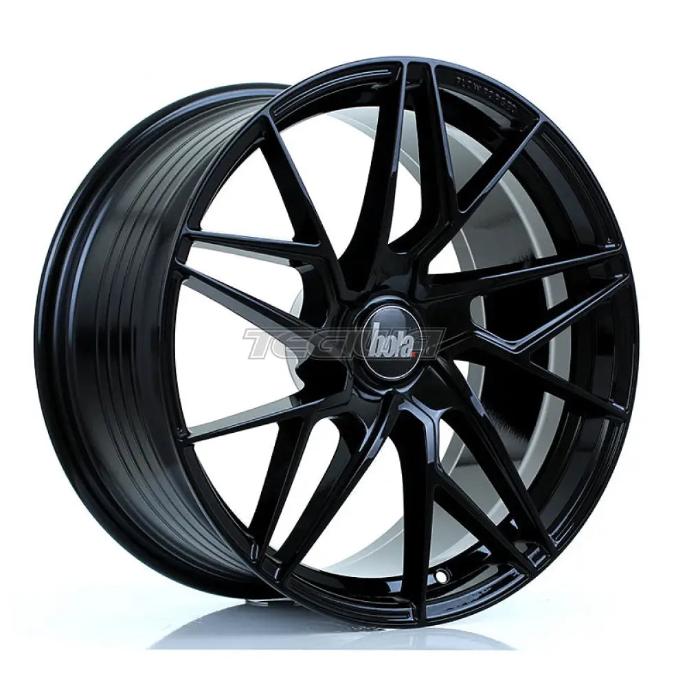 BOLA FLR Alloy Wheel 19x9.5 5x105 ET25 To 45 72.6mm CB Gloss Black