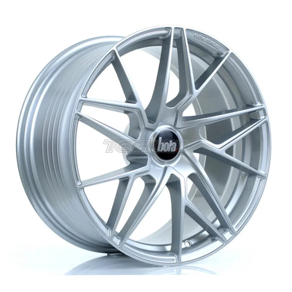 BOLA FLR Alloy Wheel 19x9.5 5x114 ET25 To 45 72.6mm CB Crystal Silver