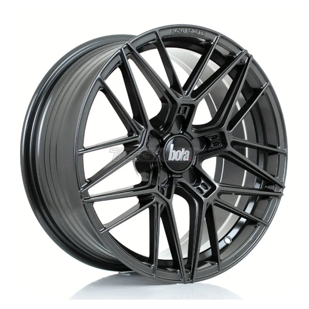 BOLA FLZ Alloy Wheel 18x8 5x120 ET25 To 50 72.5mm CB Gloss Gunmetal