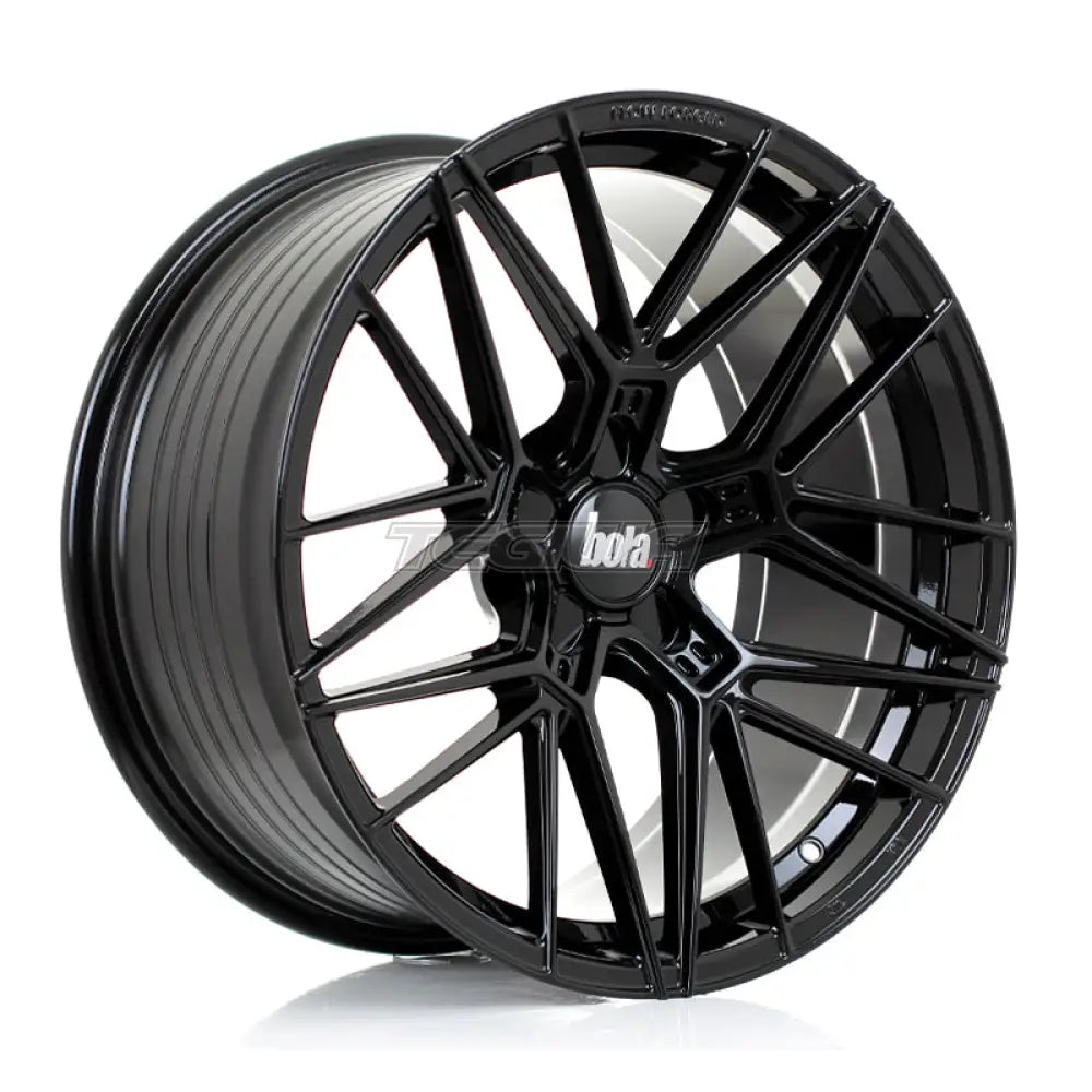 BOLA FLZ Alloy Wheel 19x9.5 5x100 ET25 To 50 72.5mm CB Gloss Black