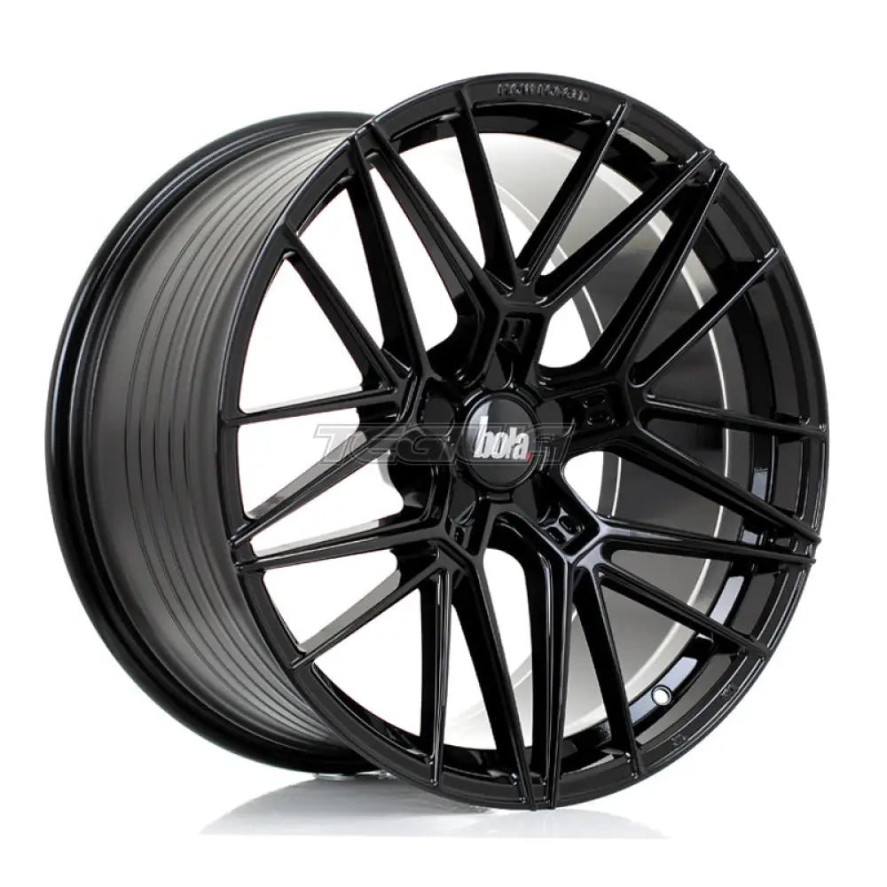 BOLA FLZ Alloy Wheel 20x10.5 5x100 ET25 To 50 72.5mm CB Gloss Black