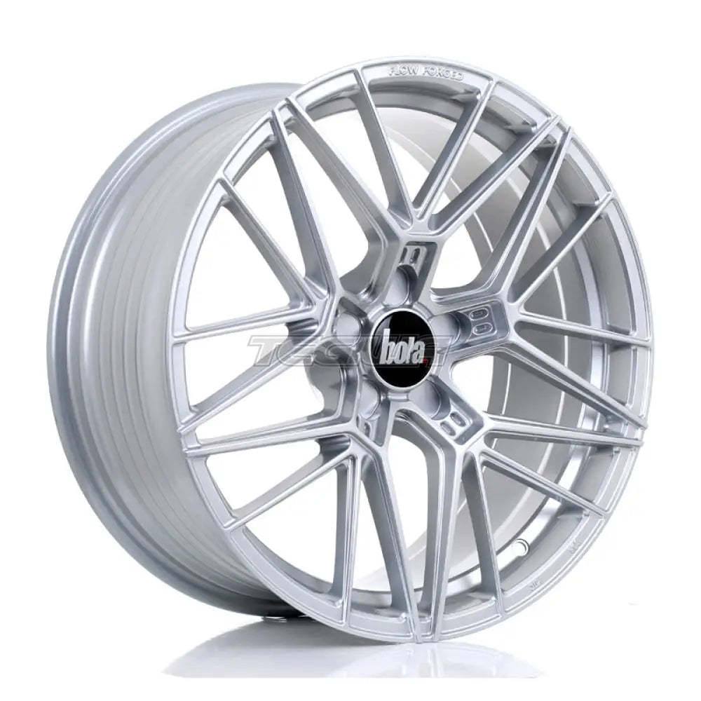 BOLA FLZ Alloy Wheel 20x9.5 5x115 ET25 To 50 72.5mm CB Crystal Silver