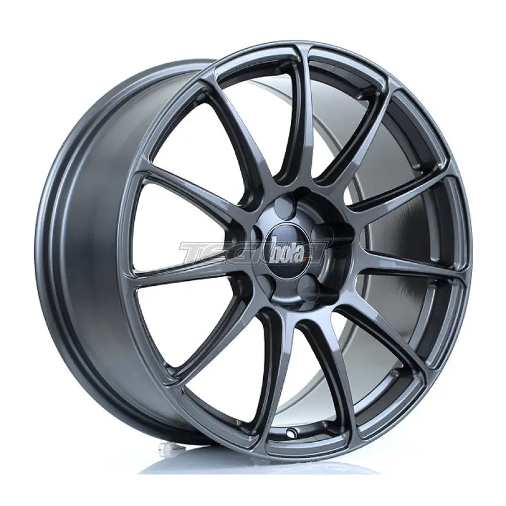 BOLA VST Alloy Wheel 18x8 5x98 ET40 To 45 72.6mm CB Gloss Gunmetal