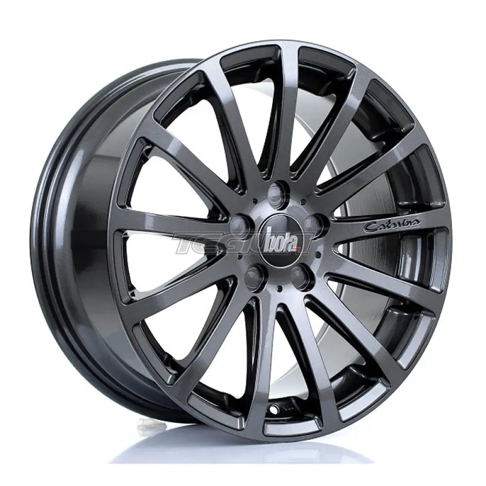 BOLA XTR Alloy Wheel 18x8.5 5x108 ET40 To 45 72.6mm CB Gloss Gunmetal