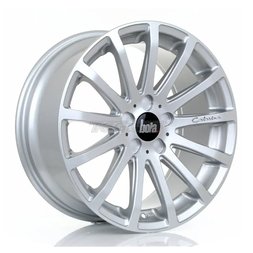 BOLA XTR Alloy Wheel 18x8.5 5x112 ET40 To 45 72.6mm CB Crystal Silver