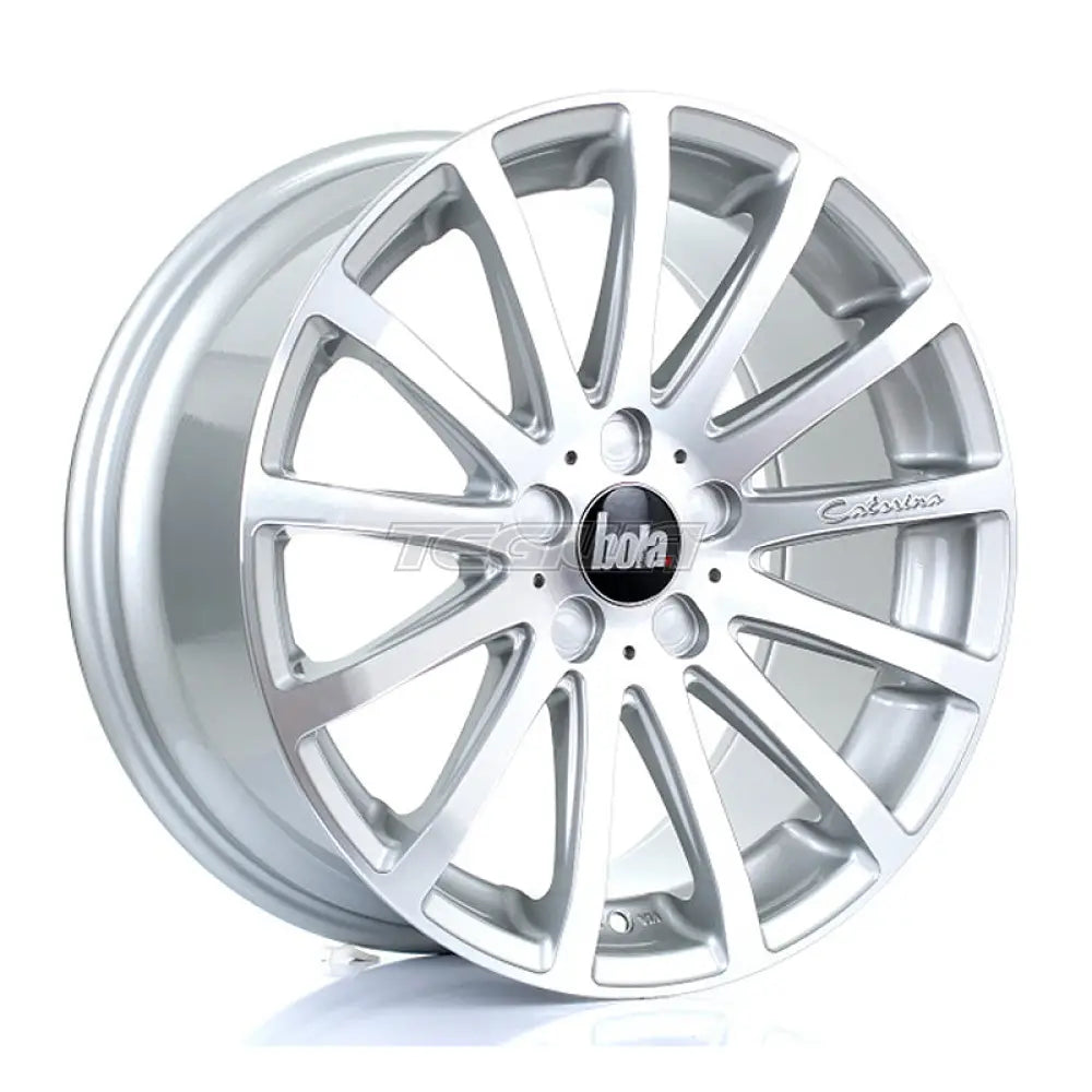 BOLA XTR Alloy Wheel 18x8.5 5x114 ET40 To 45 72.6mm CB Silver Polished Face