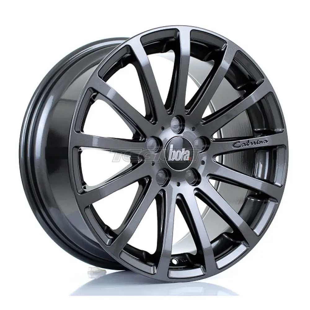 BOLA XTR Alloy Wheel 18x8.5 5x115 ET40 To 45 72.6mm CB Gloss Gunmetal