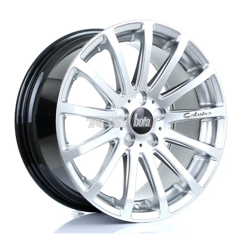 BOLA XTR Alloy Wheel 18x8.5 5x120.65 ET40 To 45 72.6mm CB Hyper Silver