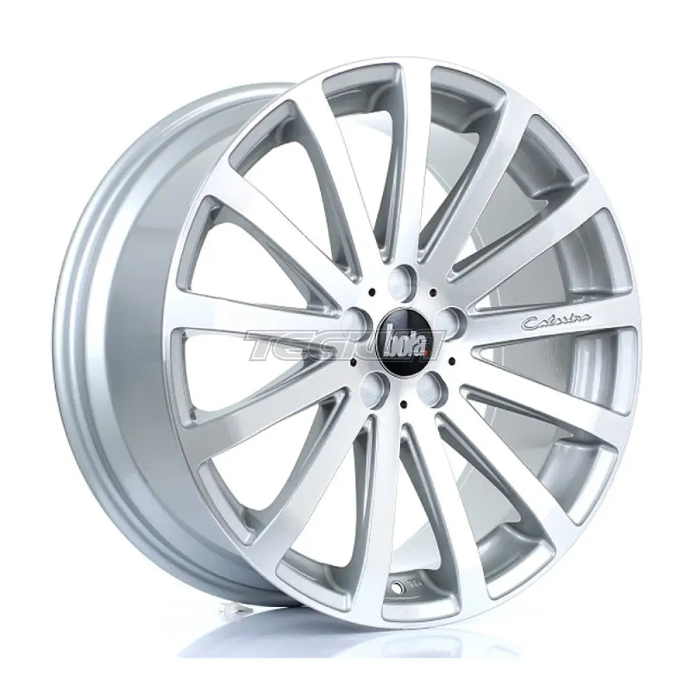 BOLA XTR Alloy Wheel 20x8.5 5x120 ET20 To 45 72.6mm CB Silver Polished Face