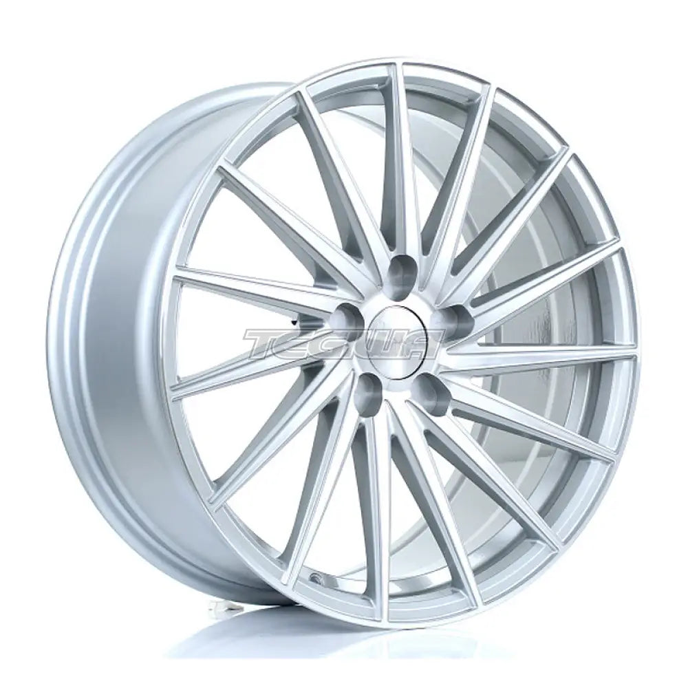 BOLA ZFR Alloy Wheel 19x8.5 5x108 ET25 To 45 72.6mm CB Silver Polished Face