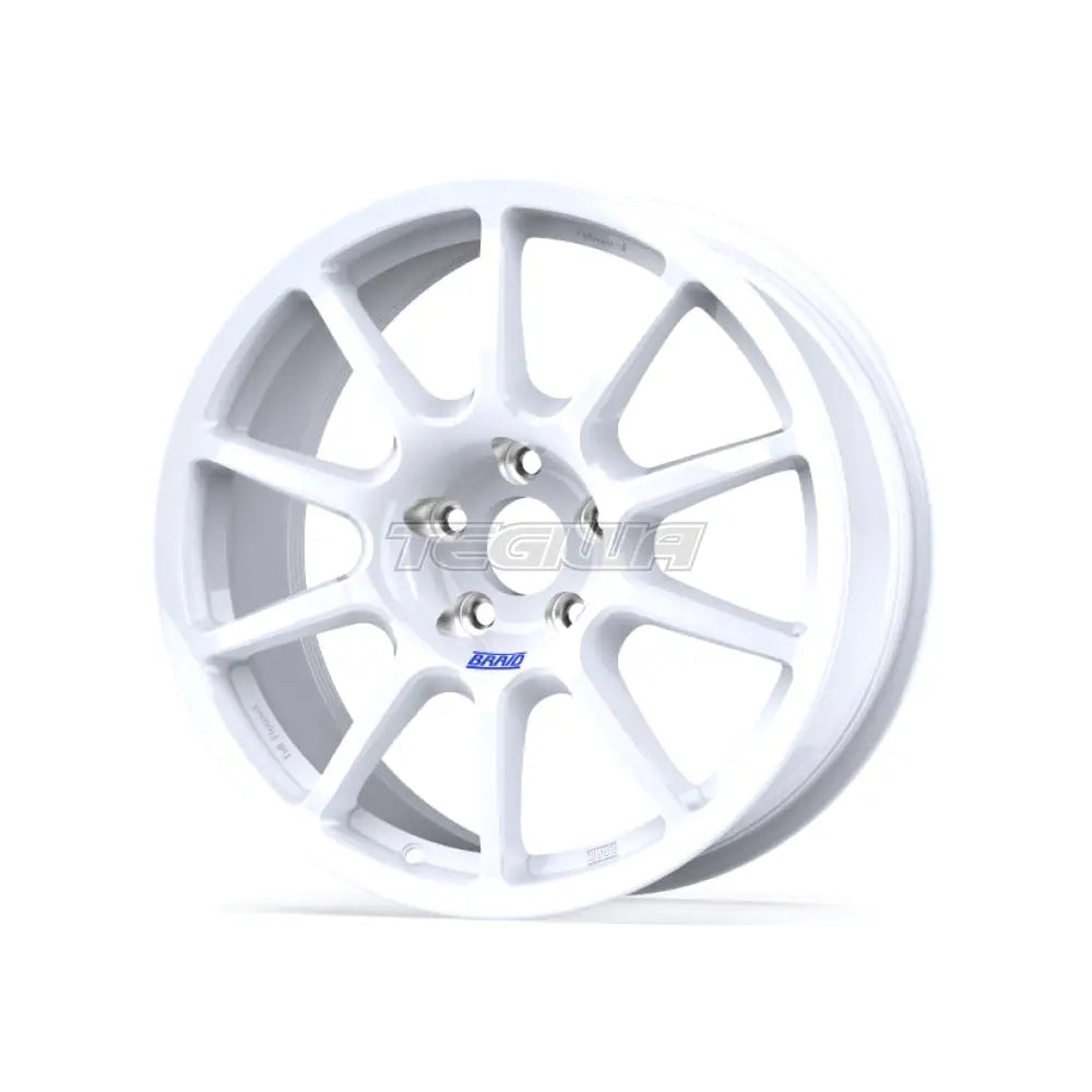 Braid Fullrace A Alloy Wheel 18x9 ET8 to 68 5x114 White Shiny