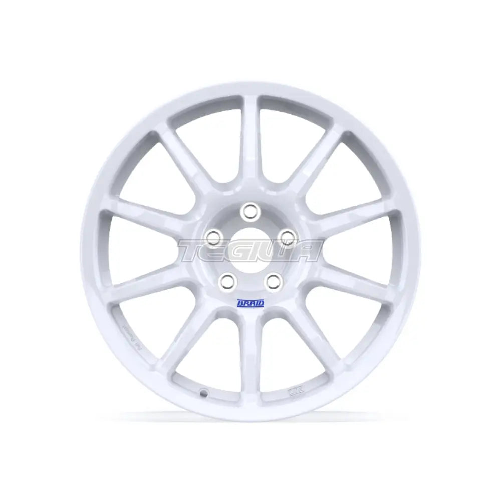 Braid Fullrace A Alloy Wheel 18x9 ET8 to 68 5x114 White Shiny