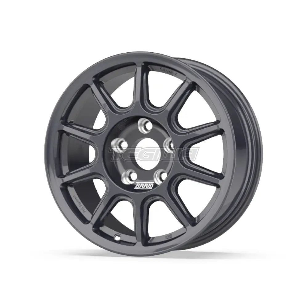 Braid Fullrace C Alloy Wheel 15x8 ET0 to 40 5x110 Anthracite Shiny