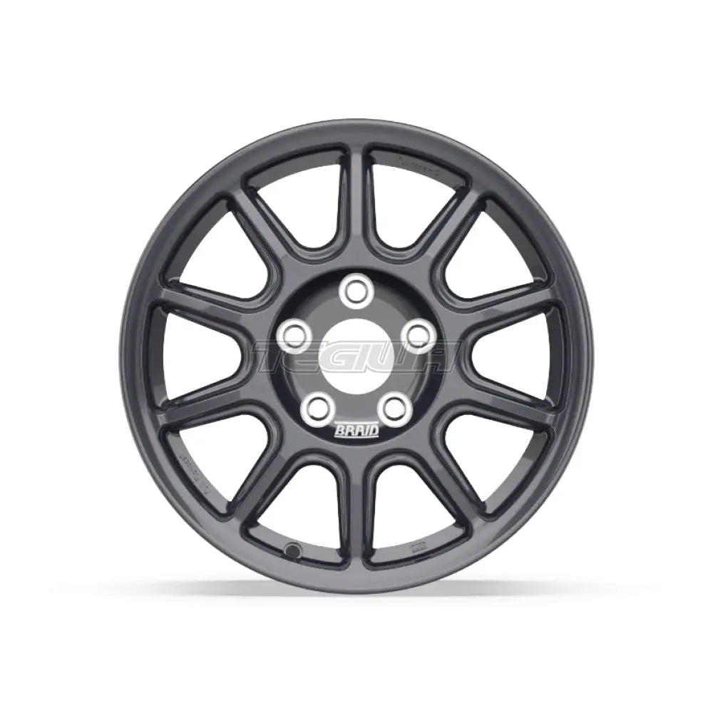 Braid Fullrace C Alloy Wheel 15x8 ET0 to 40 5x115 Anthracite Shiny