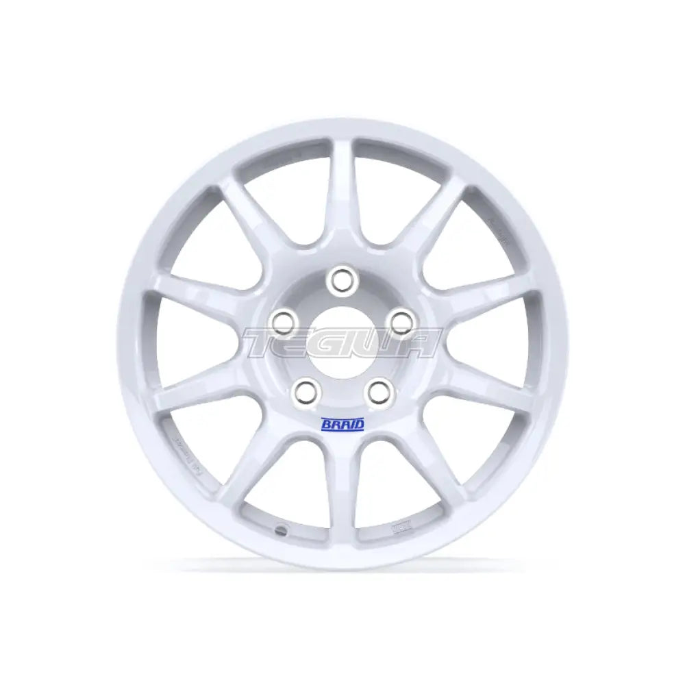 Braid Fullrace Maxlight Alloy Wheel 15x8 ET5 to 50 5x128 White Shiny