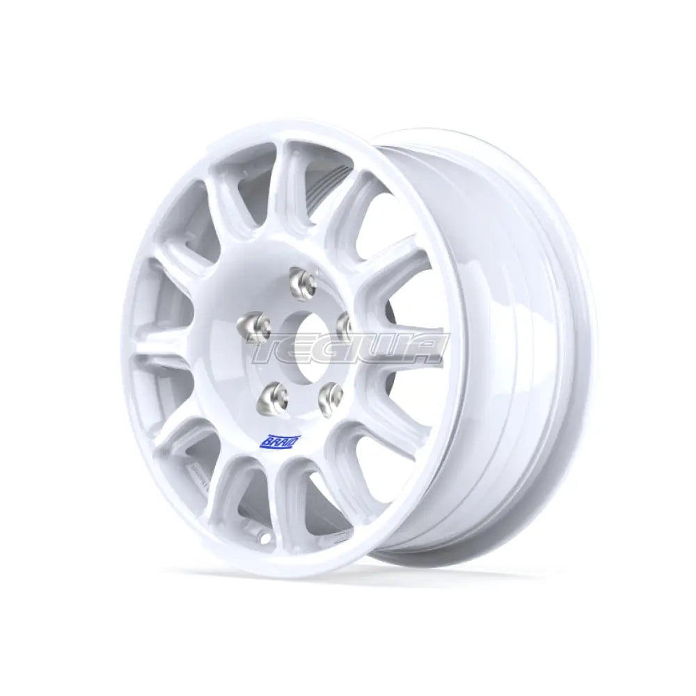 Braid Fullrace Rally T Alloy Wheel 15x6.5 ET15 to 55 4x98 White Shiny