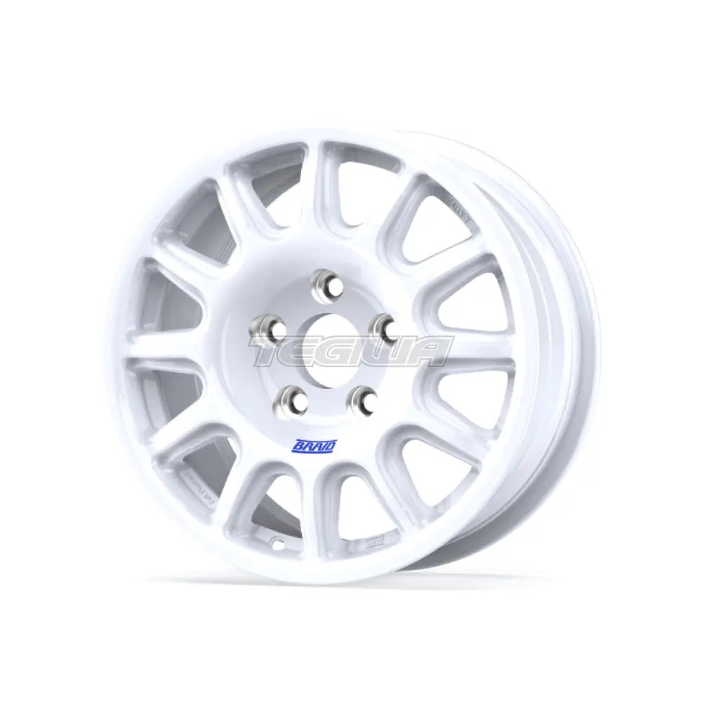 Braid Fullrace Rally T Alloy Wheel 15x7 ET25 to 73 4x100 White Shiny